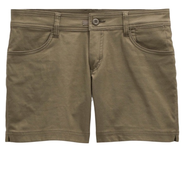 NWT prAna Halle Green Hiking Shorts II - Picture 5 of 6